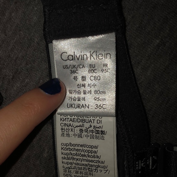 Grey Calvin Klein bra - Picture 3 of 3